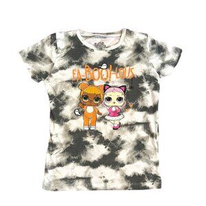 LOL Surprise Tie-Dye Fa-Boo!-Lous Halloween T-Shirt Girls Size 7 EUC
